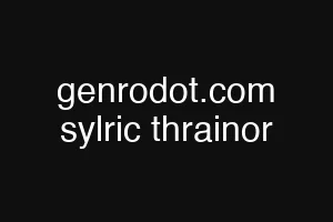 genrodot.com sylric thrainor