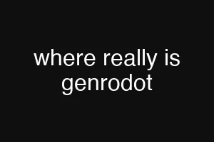 where really is genrodot
